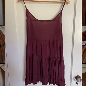 Brandy Melville Burgundy summer dress